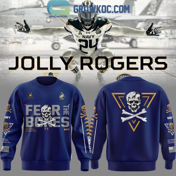 Navy Midshipmen 2024 Fear The Bones Hoodie Long Pants