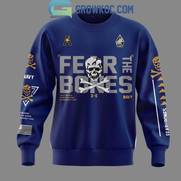 Navy Midshipmen 2024 Fear The Bones Hoodie Long Pants