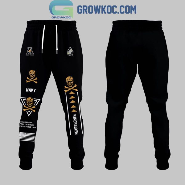 Navy Midshipmen Since 1943 Fear The Bones 2024 Hoodie Long Pants