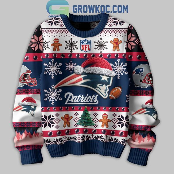 New England Patriots They Not Like Us Christmas Happy Holidays Ugly Sweater