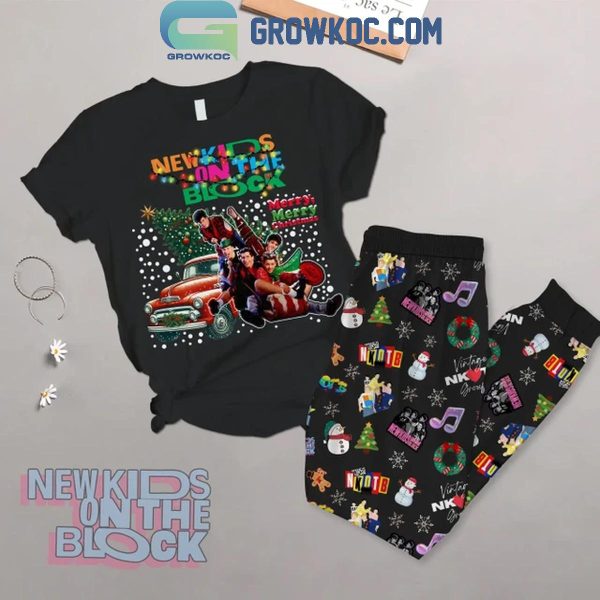 New Kids On The Block Blockhead In 2024 Christmas Fleece Pajamas Set