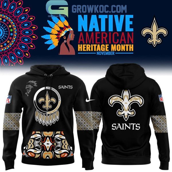 New Orleans Saints Chargers November 2024 Native American Heritage Month Hoodie T-Shirt