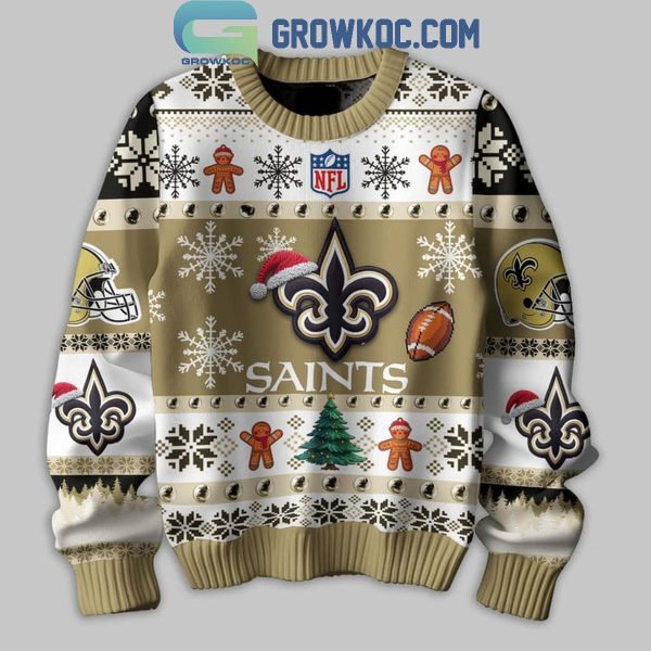 New Orleans Saints They Not Like Us Christmas Happy Holidays Ugly Sweater