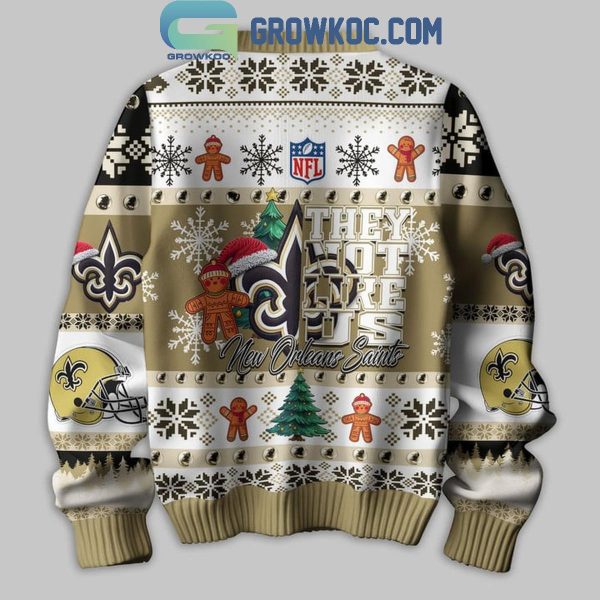 New Orleans Saints They Not Like Us Christmas Happy Holidays Ugly Sweater