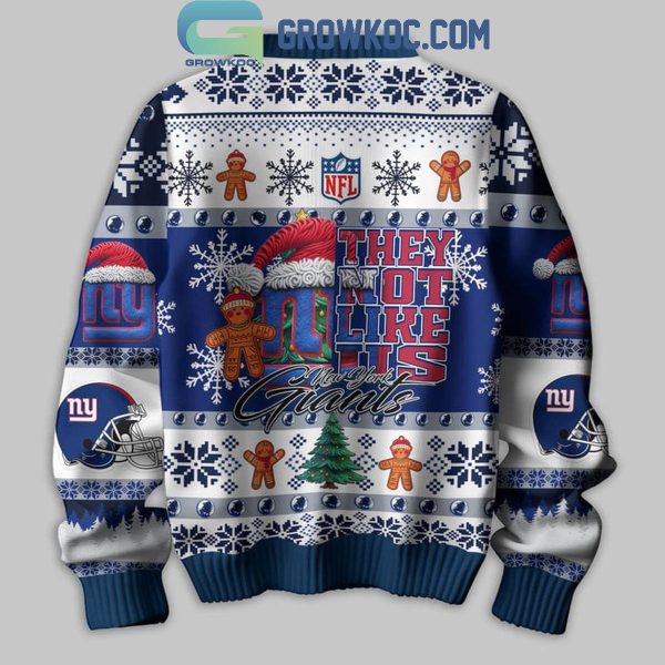 New York Giants They Not Like Us Christmas Happy Holidays Ugly Sweater