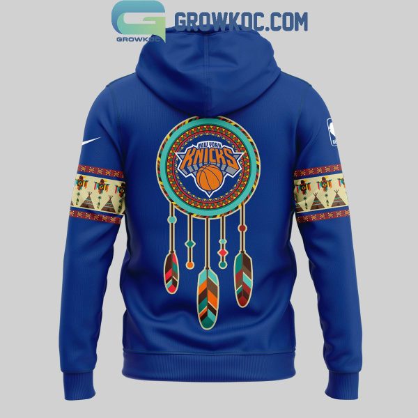 New York Knicks Let’s Celebrate 2024 Native American Heritage Hoodie T-Shirt