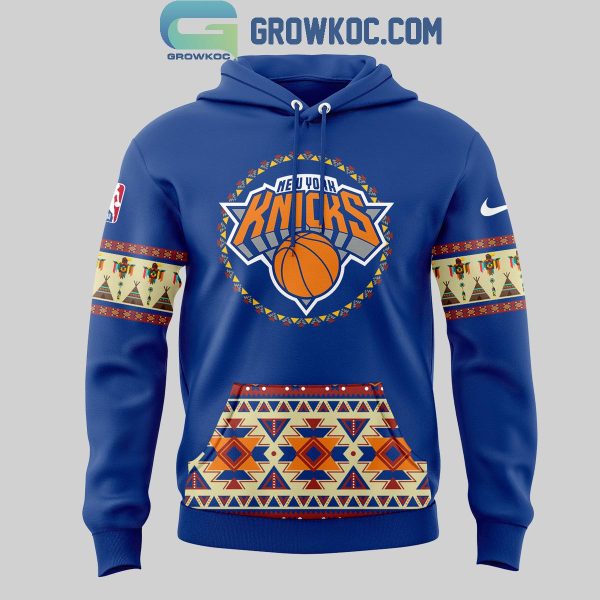 New York Knicks Let’s Celebrate 2024 Native American Heritage Hoodie T-Shirt