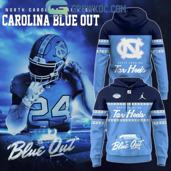 North Carolina Tar Heels 2024 Blue Out Hoodie T-Shirt