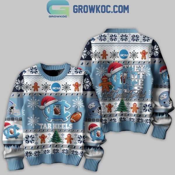 North Carolina Tar Heels Christmas They Not Like Us Tar Heels Ugly Sweater