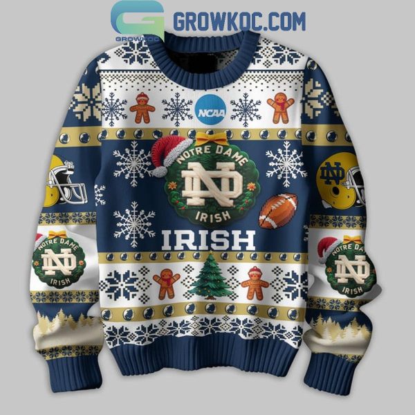 Notre Dame Fighting Irish Football They Not Like Us Christmas Ugly Sweater