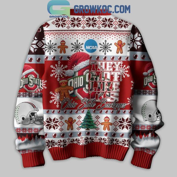 Ohio State Buckeyes Football They Not Like Us Christmas Ugly Sweater