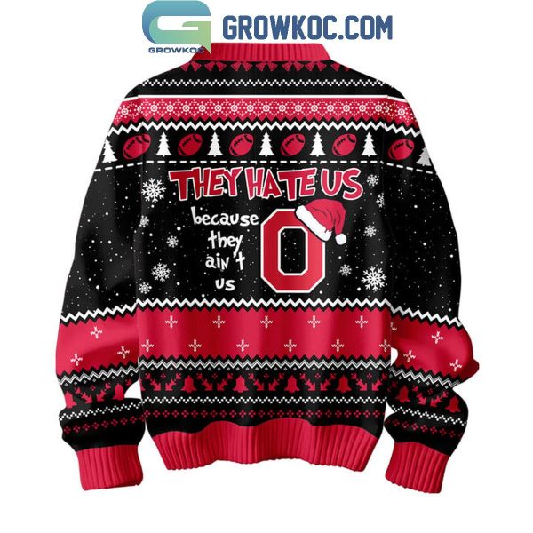 Ohio State Buckeyes Grinch Christmas Merry Buckeyesmas Ugly Sweater