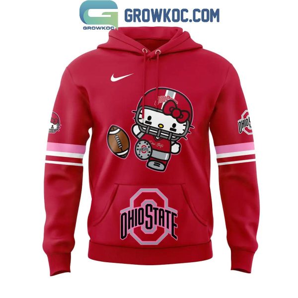 Ohio State Buckeyes Let’s Celebrate 50 Years Of Hello Kitty 2024 Hoodie Long Pants