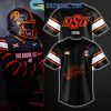 Oklahoma State Cowboys Football 125th Anniversary Throwback Baseball Jersey