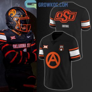 Oklahoma State Cowboys Football 125th Anniversary Throwback Football Jersey