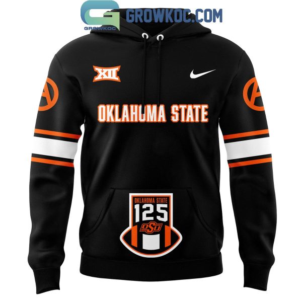 Oklahoma State Cowboys Football 125th Anniversary Throwback Hoodie T-Shirt