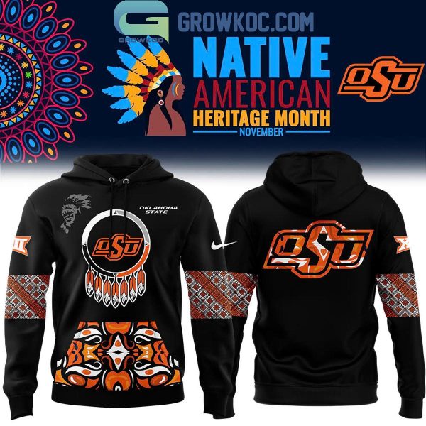 Oklahoma State Cowboys Proud Of Native American Heritage Month 2024 Hoodie T-Shirt