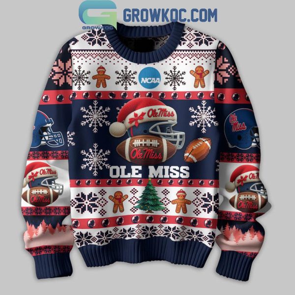 Ole Miss Rebels Christmas They Not Like Us Rebels Ugly Sweater