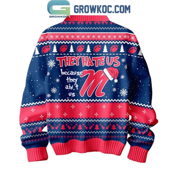 Ole Miss Rebels Grinch Christmas Merry Ole Missmas Ugly Sweater