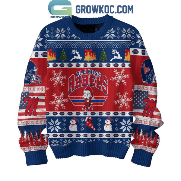 Ole Miss Rebels Santa’s Favorite Ole Miss Player Christmas Ugly Sweater