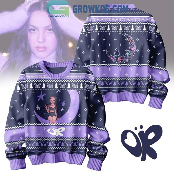 Olivia Rodrigo Guts Tour Merry Christmas Happy New Year Ugly Sweater