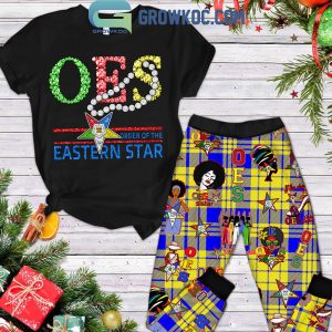 Order Of The Eastern Star 2024 OES Christmas Fleece Pajamas Set