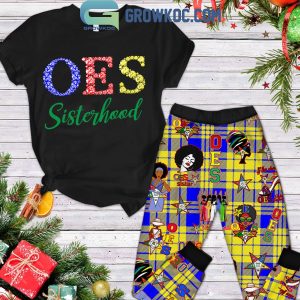 Order Of The Eastern Star OES Christmas Fleece Pajamas Set