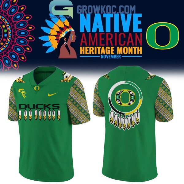 Oregon Ducks 2024 Native American Heritage Month Football Jersey