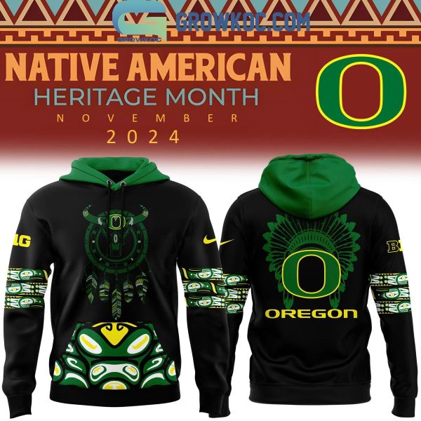 Oregon Ducks 2024 Native American Heritage Month In November Hoodie T-Shirt