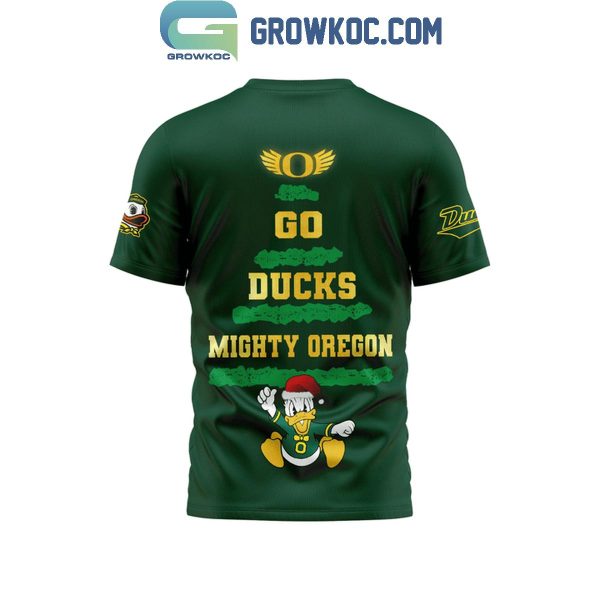 Oregon Ducks Go Ducks Mighty Oregon Christmas Hoodie T-Shirt