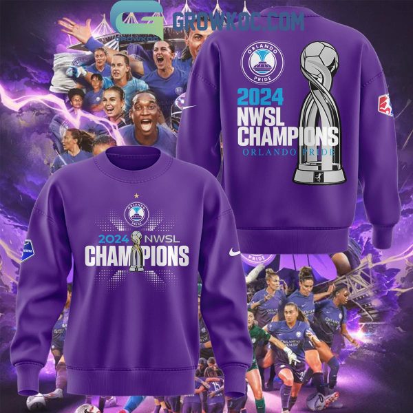 Orlando Pride 2024 NWSL Champions Hoodie Long Pants