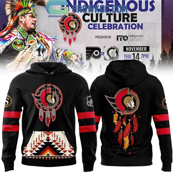 Ottawa Senators 2024 Native American Heritage Month In November Hoodie T-Shirt