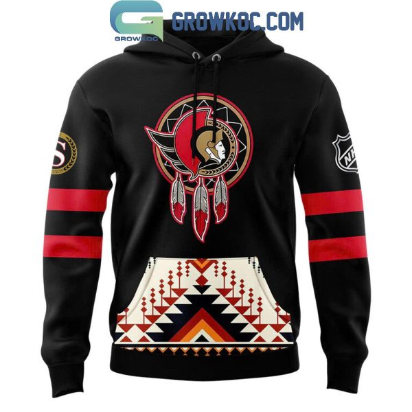 Ottawa Senators 2024 Native American Heritage Month In November Hoodie T-Shirt