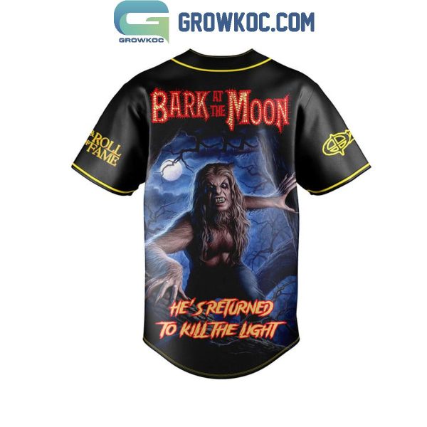 Ozzy Osbourne Bark At The Moon Baseball Jersey