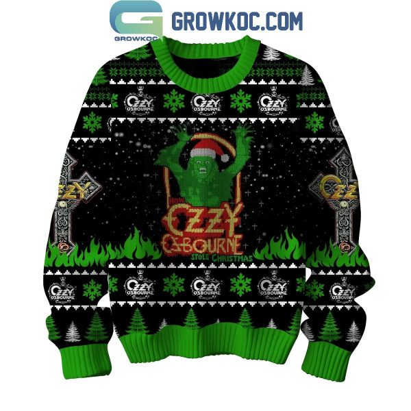 Ozzy Osbourne Mad Man Merry Christmas 2024 Ugly Sweater