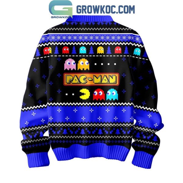 Pac-Man Ready 2024 Game Over Christmas Ugly Sweater