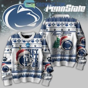 Penn State Nittany Lions They Not Like Us Merry Christmas To All Ugly Sweater