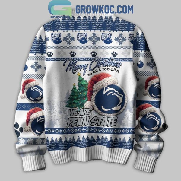 Penn State Nittany Lions They Not Like Us Merry Christmas To All Ugly Sweater