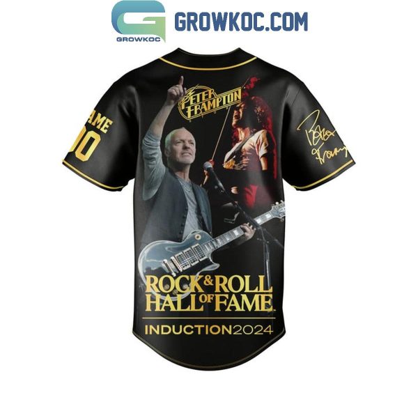 Peter Frampton 2024 Hall Of Fame Introduction Never Say Never Personalized Baseball Jersey