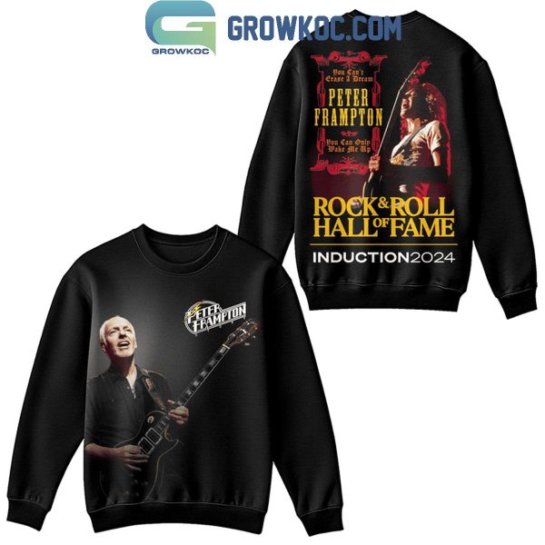 Peter Frampton You Can Only Wake Me Up Hall Of Fame 2024 Hoodie T-Shirt