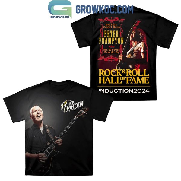 Peter Frampton You Can Only Wake Me Up Hall Of Fame 2024 Hoodie T-Shirt