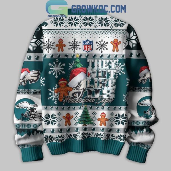 Philadelphia Eagles 2024 They Not Like Us Eagles Christmas Ugly Sweater