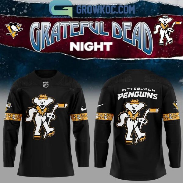 Pittsburgh Penguins The Memories Of Grateful Dead Night 2024-2025 Hockey Jersey