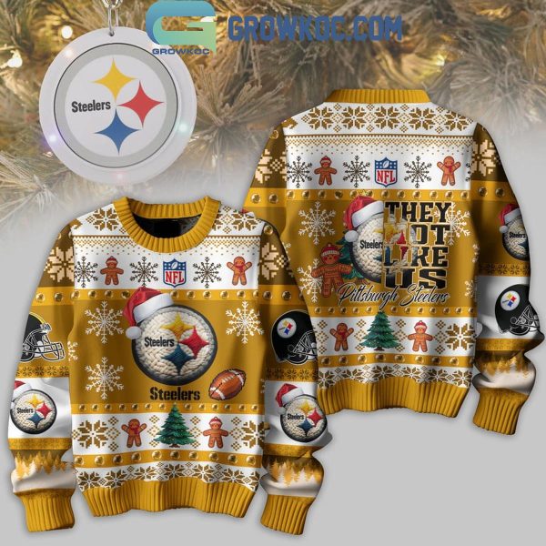 Pittsburgh Steelers 2024 They Not Like Us Steelers Christmas Ugly Sweater