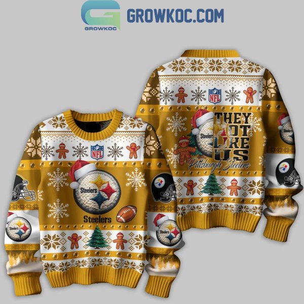 Pittsburgh Steelers 2024 They Not Like Us Steelers Christmas Ugly Sweater