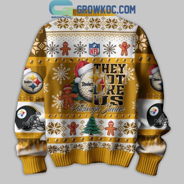 Pittsburgh Steelers 2024 They Not Like Us Steelers Christmas Ugly Sweater