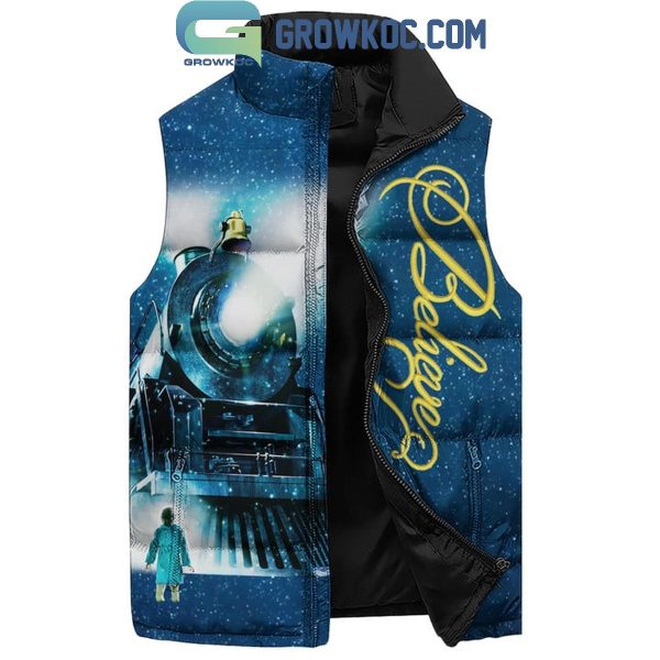 The Polar Express 2024 Merry Christmas Sleeveless Puffer Jacket