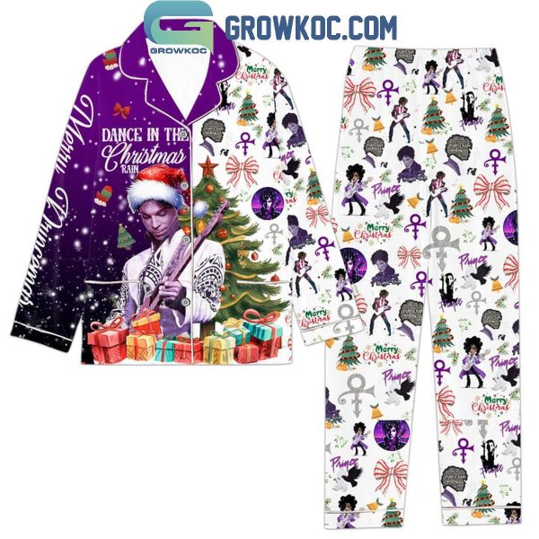 Prince Dance In The Christmas Rain Polyester Pajamas Set