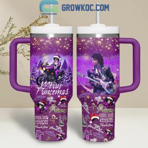 Prince Merry Christmas Princemas Purple Rain 40oz Tumbler