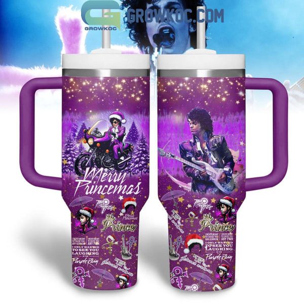 Prince Merry Christmas Princemas Purple Rain 40oz Tumbler